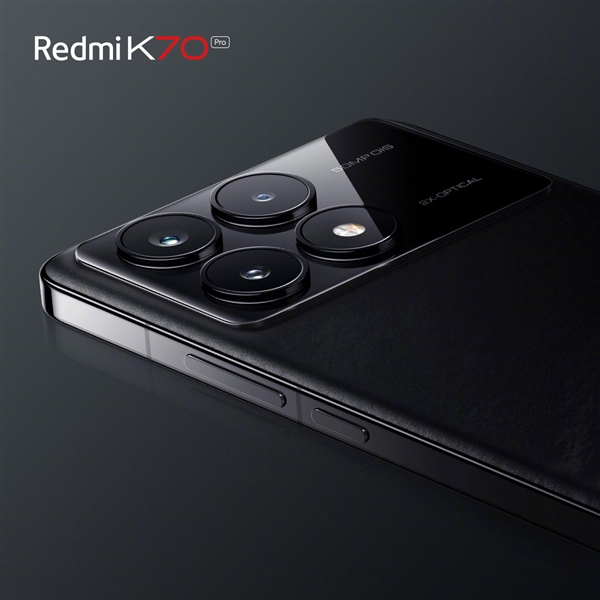 直邊直屏！Redmi K70“墨羽”配色外觀正式公布